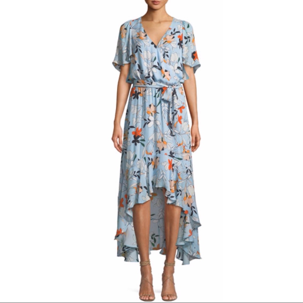 Parker, Demi Dress in Clear Moondance High Low - Picture 3 of 10